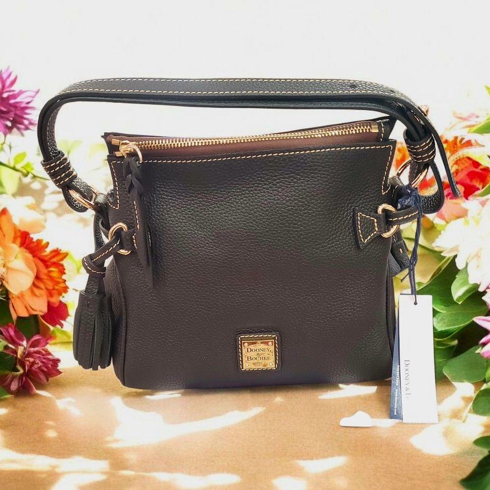 Dooney & Bourke Black Leather Crossbody Bag